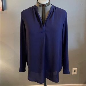 Loft Outlet Purple Blouse Size Medium